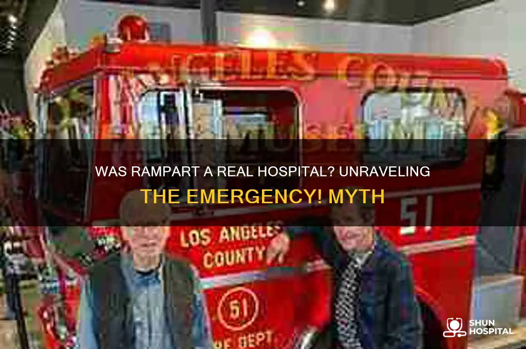 was rampart a real hospital