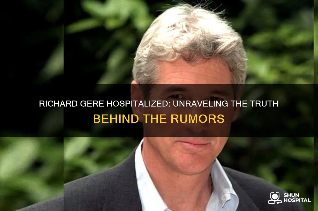 was richard gere hospitalized