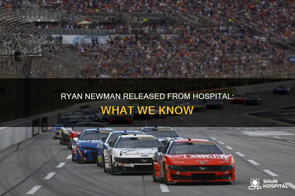 was ryan newman released from the hospital
