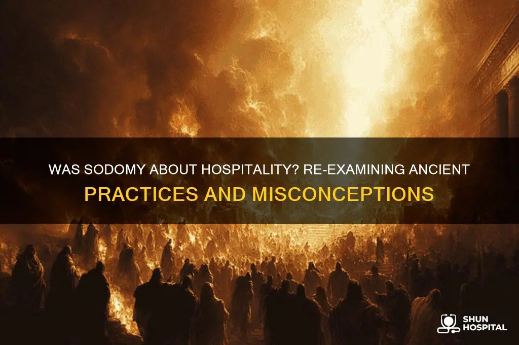 was sodomy about hospitality