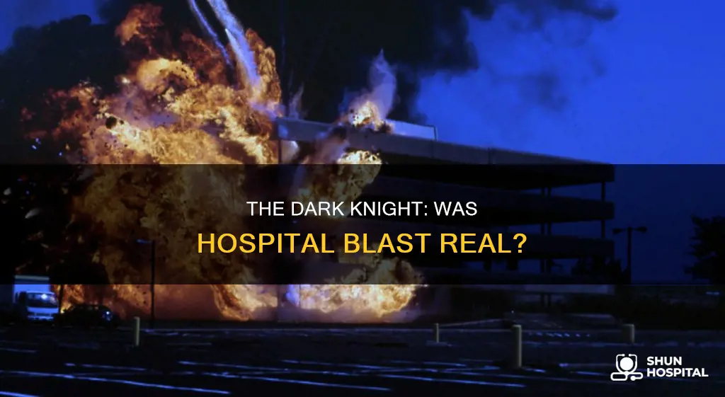 was the dark knight hospital explosion real
