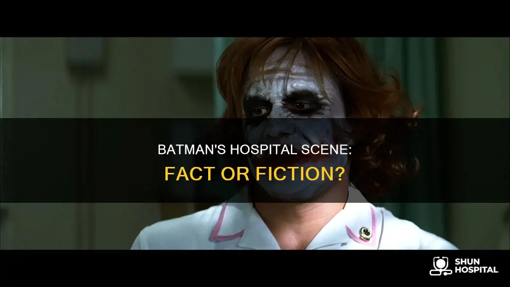 was the hospital scene in batman real