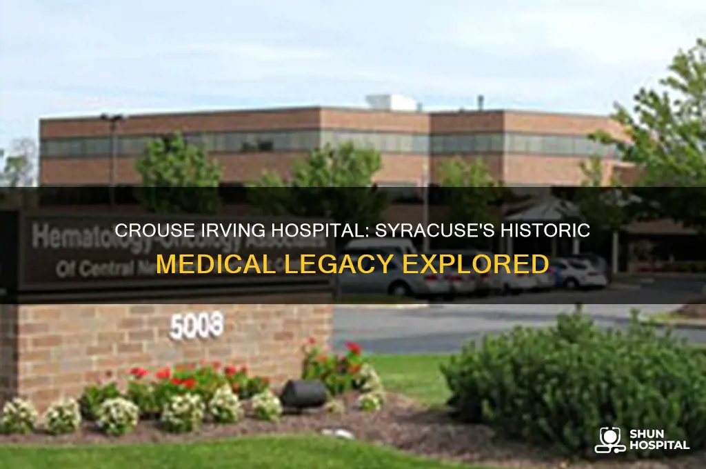 was there a hospital in syracuse called crouse irving hospital