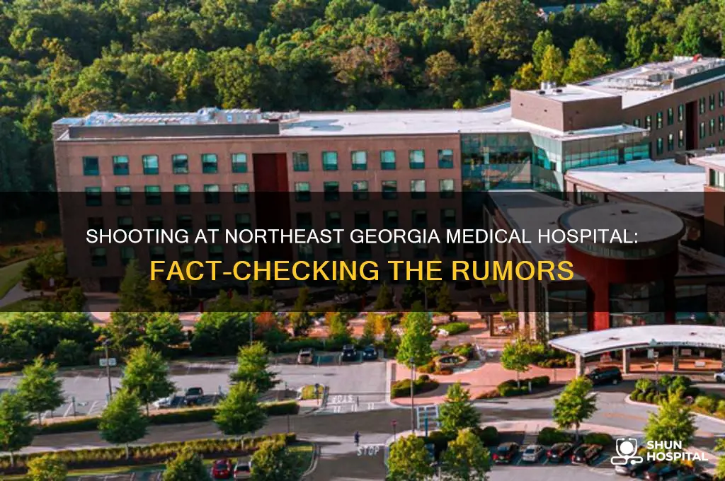 was there a shooting at northeast georgia medical hospital
