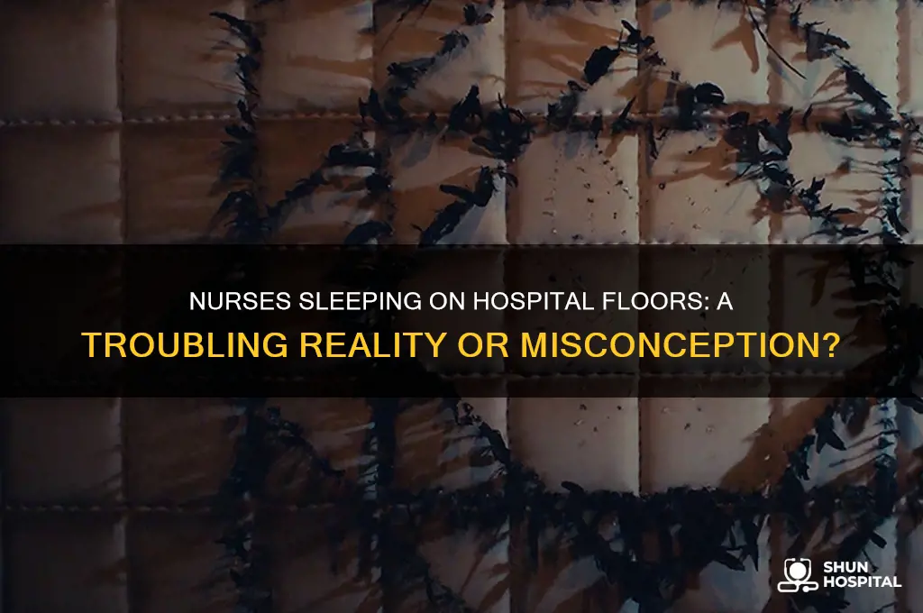 was tokd had sleep on nursey flooring in hospitals