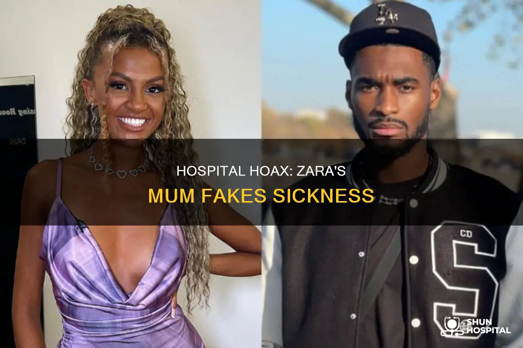 was zara hollands mum really in hospital
