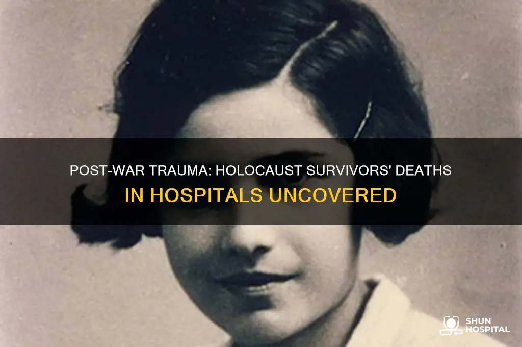 were holocaust survivors killed i hospitals after the war