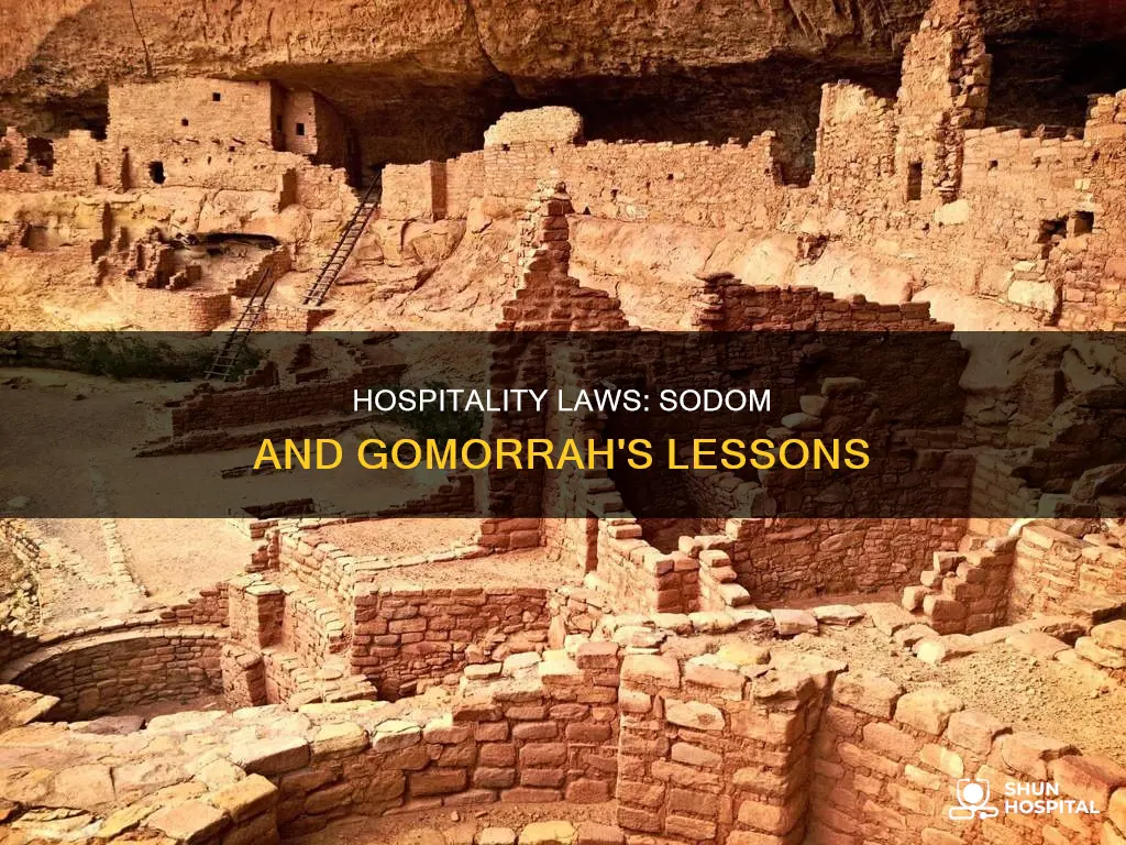 were sofom and gamorrah vilosting hospitality laws