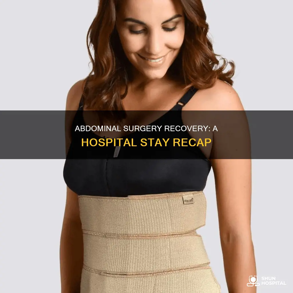 what abdominal surgery 10 days in hospital
