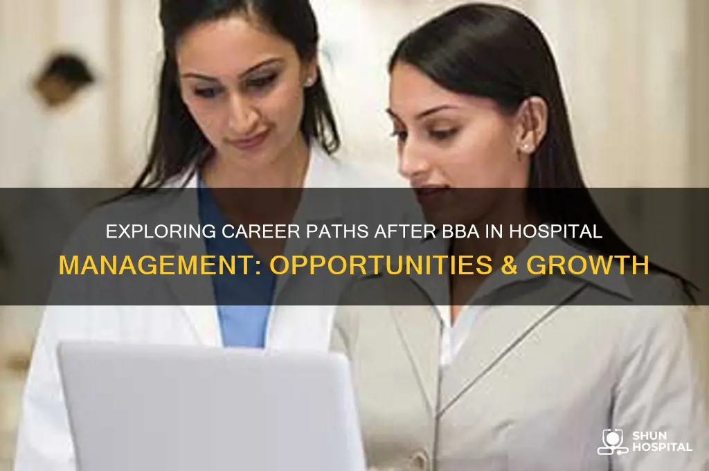what after bba hospital management