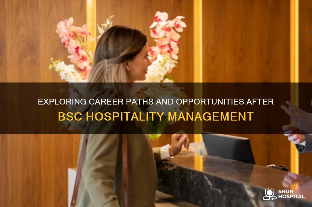 what after bsc hospitality management