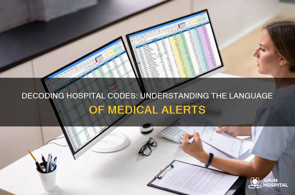 what are all the different codes in a hospital