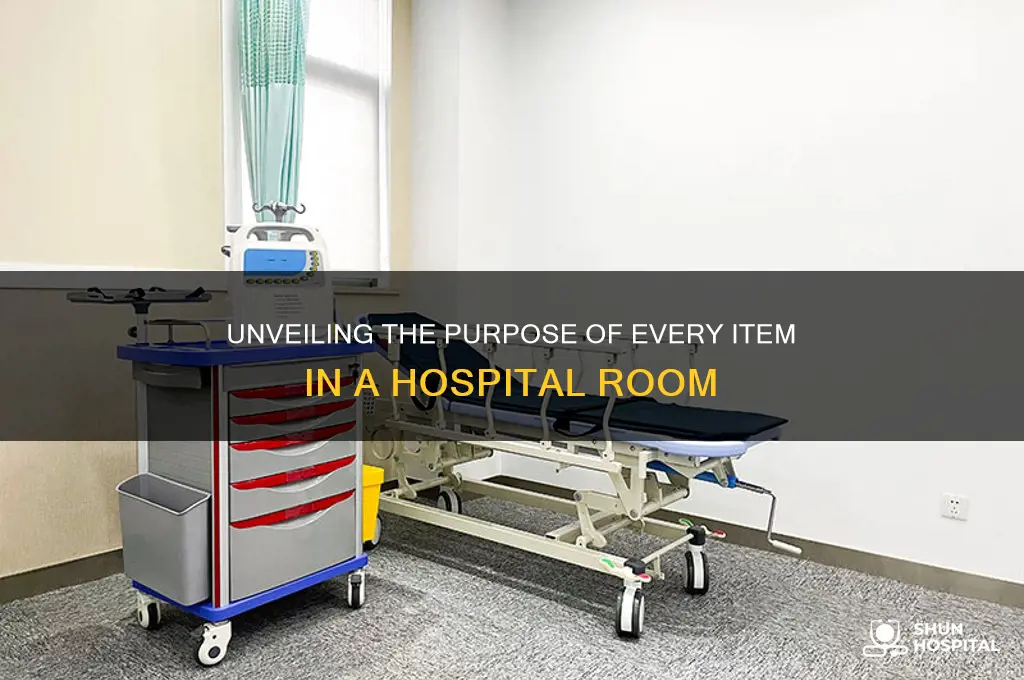what are all the things in a hospital room for