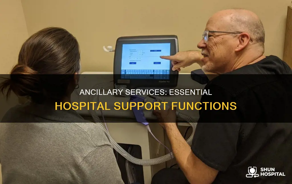 what are ancillary services in a hospital