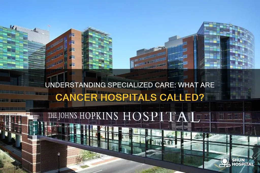 what are cancer hospitals called