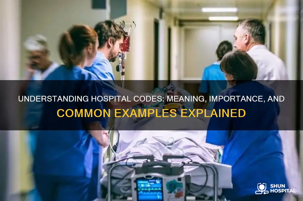 what are codes hospital