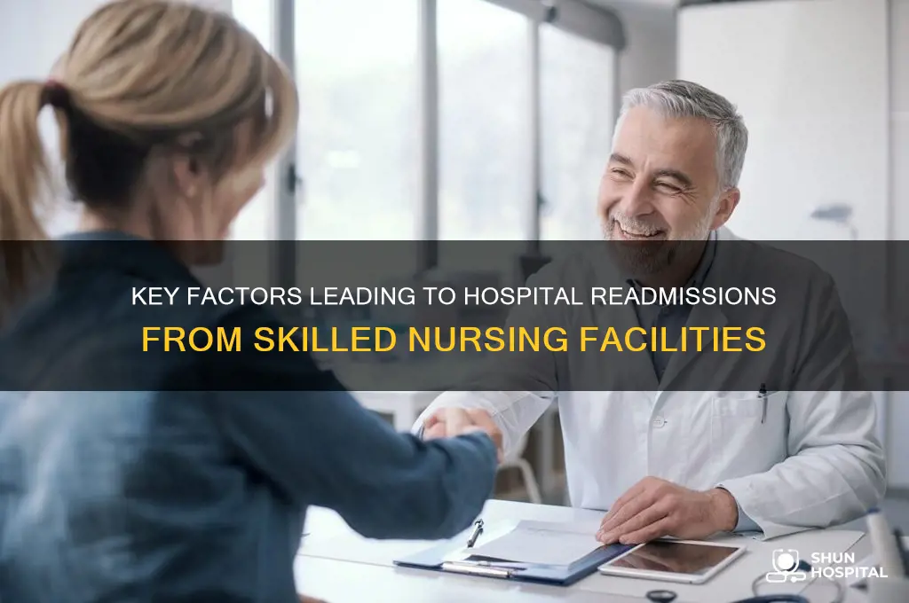 what are conditions that cause readmission to hospital from snf