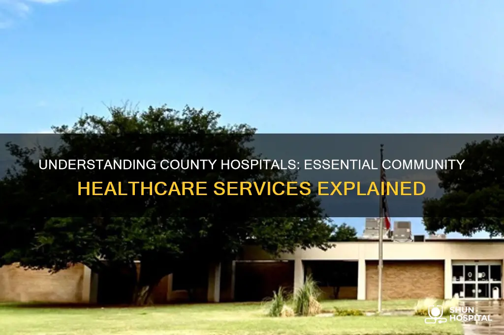 what are county hospitals