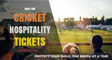 Cricket Hospitality Tickets: Elevate Your Match Day Experience