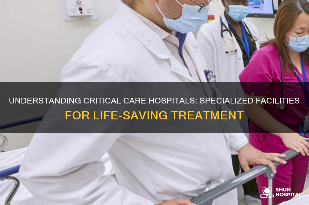 what are critical care hospitals