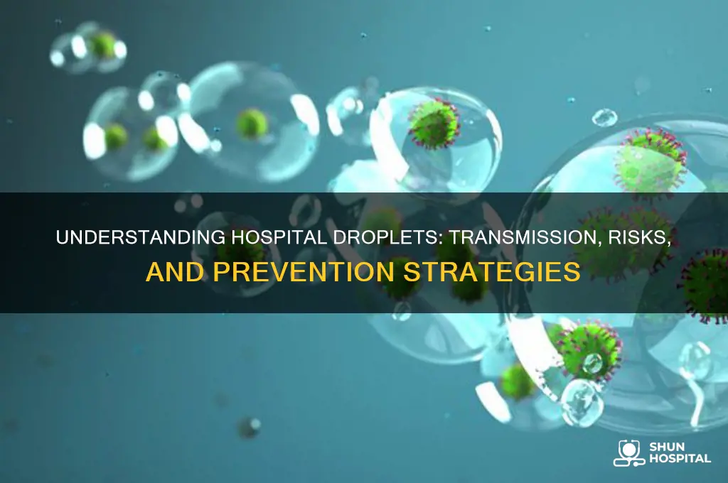 what are droplets in hospital