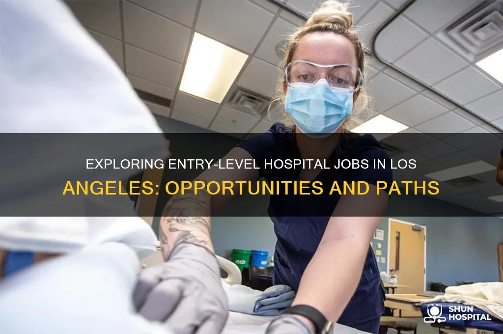 what are entry level jobs in hospitals los angeles
