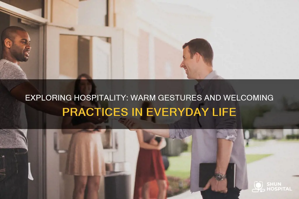 what are examples of hospitality