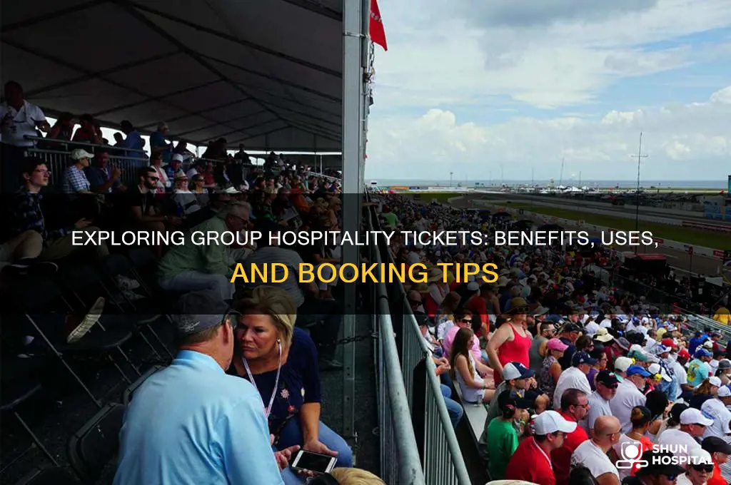 what are group hospitality tickets