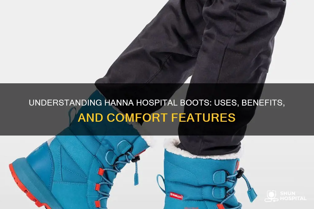 what are hanna hospital boots