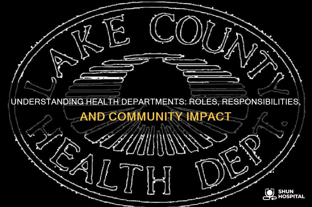 what are health departments