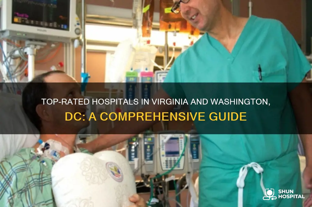 what are highest ranking hospitals in va and dc