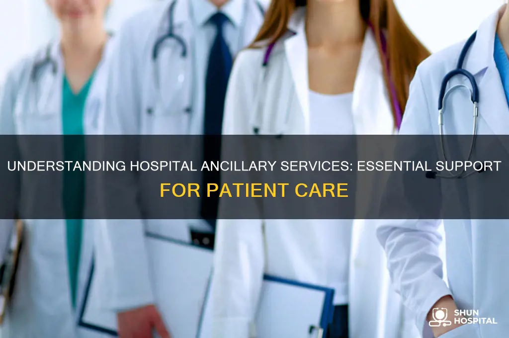 what are hospital ancillary services