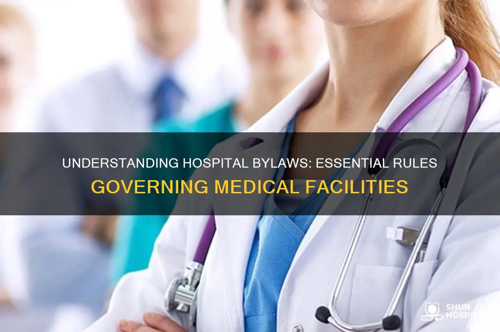 what are hospital bylaws