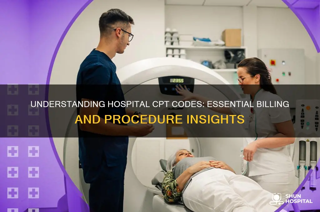 what are hospital cpt codes