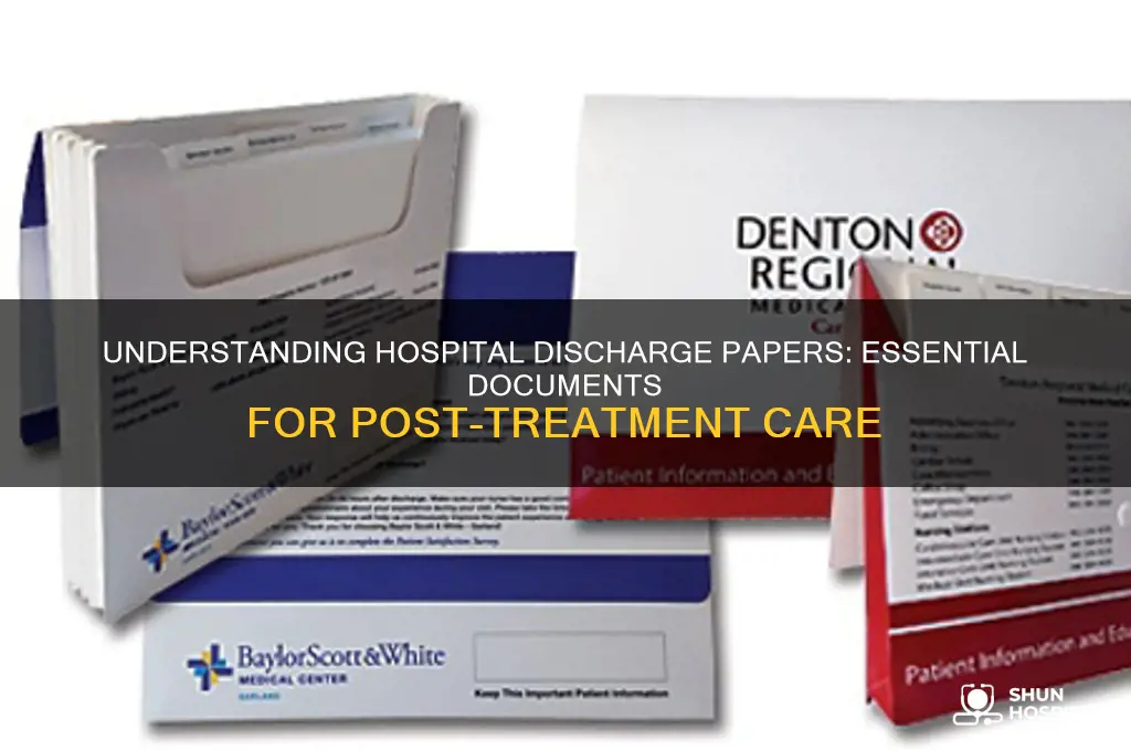 what are hospital discharge papers