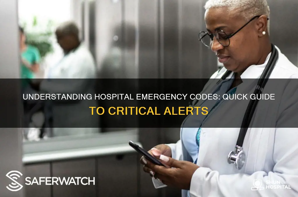 what are hospital emergency codes