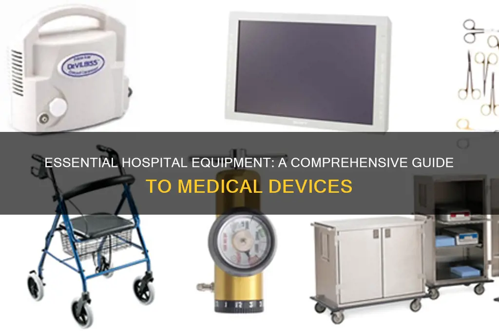 what are hospital equipment