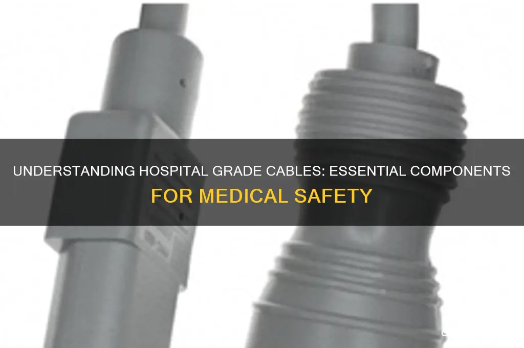 what are hospital grade cables