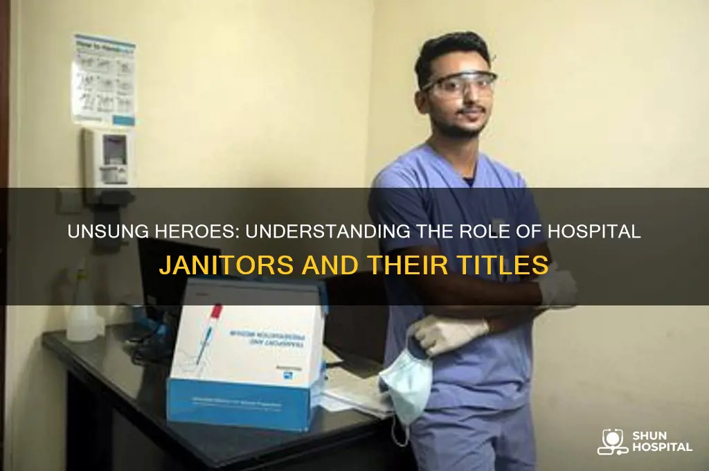 what are hospital janitors called