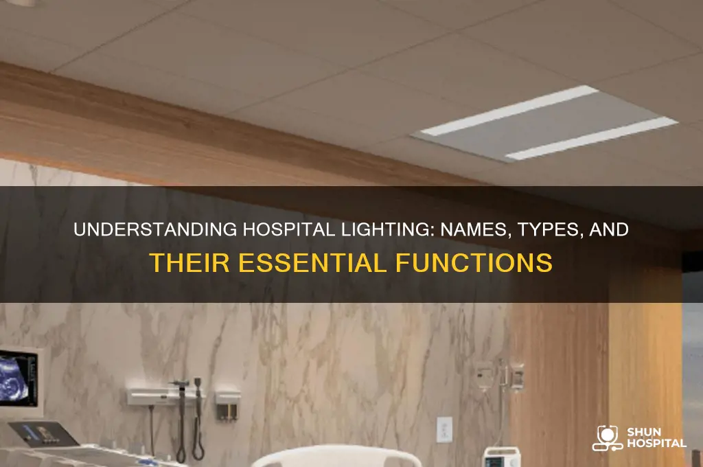 what are hospital lights called