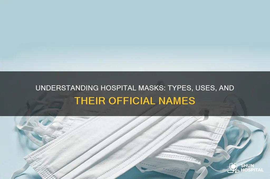 what are hospital masks called