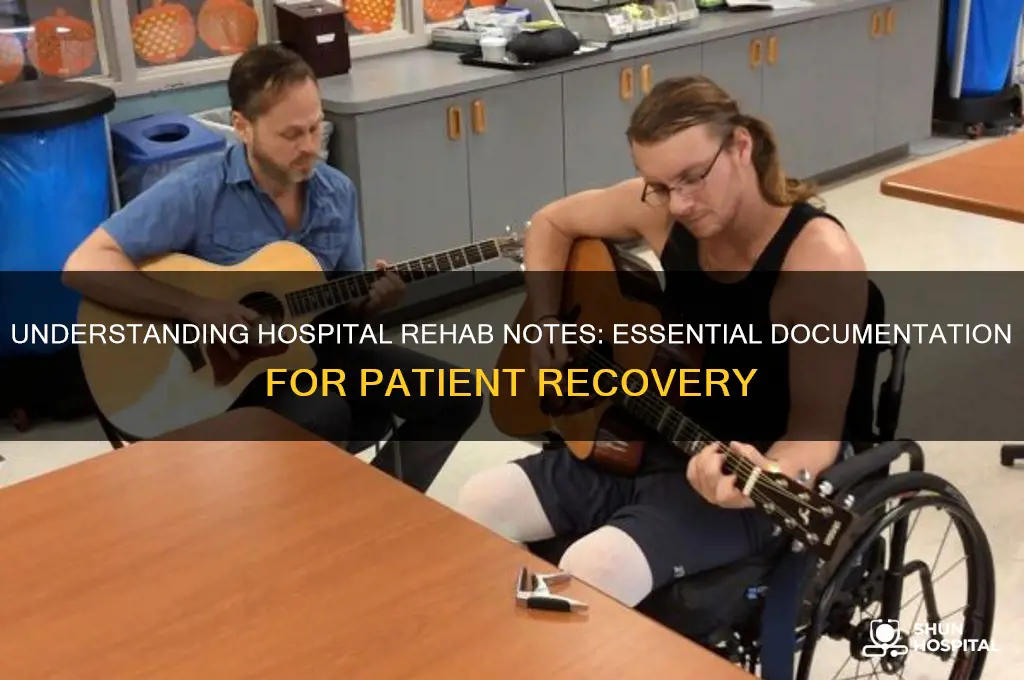what are hospital rehab notes