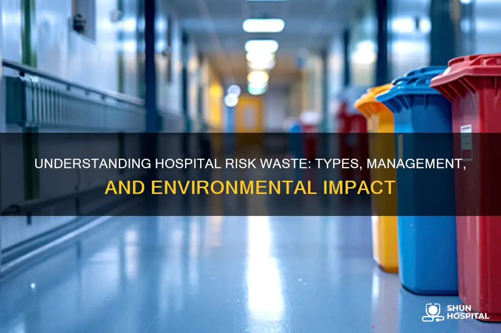what are hospital risk waste