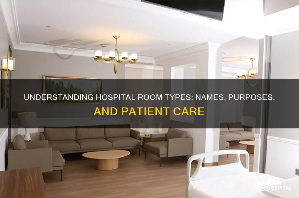 what are hospital rooms called
