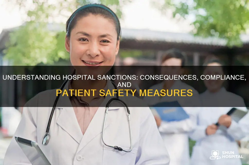 what are hospital sanctions