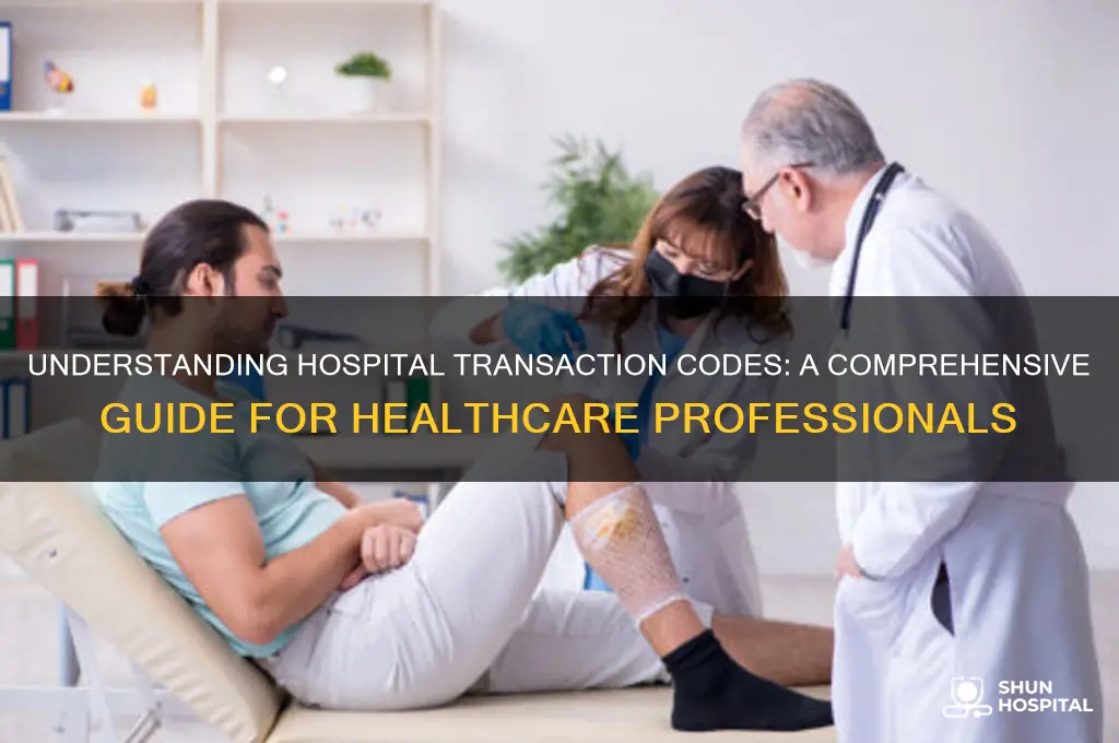 what are hospital transaction codes