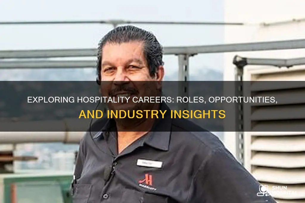 what are hospitality jobs