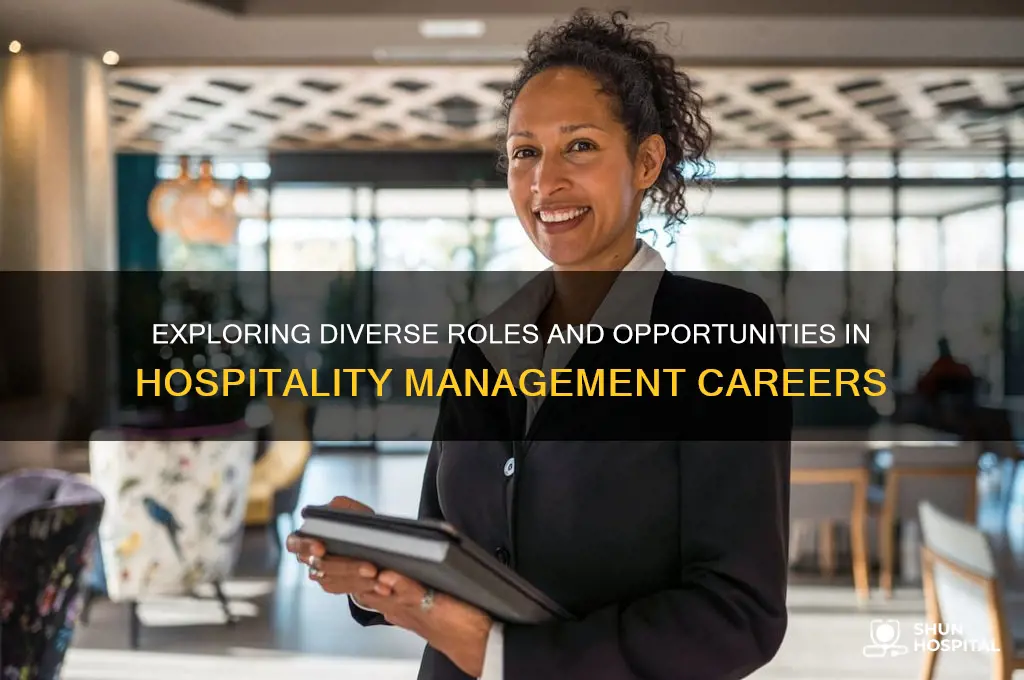what are hospitality management jobs