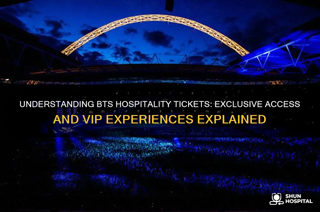 what are hospitality tickets bts