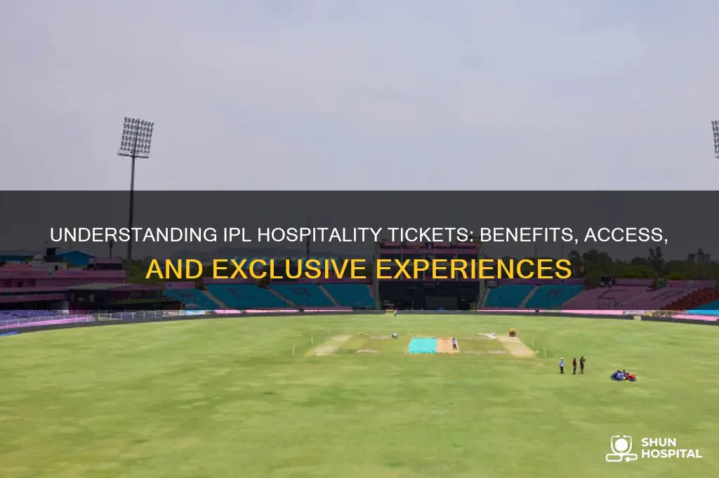 what are hospitality tickets ipl